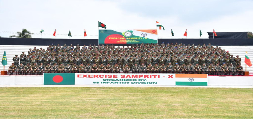 SAMPRITI: Indian, Bangladesh armies Begin joint military exercise