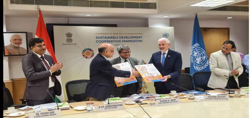 NITI Aayog and the United Nations in India sign the Government of India - United Nations Sustainable Development Cooperation Framework