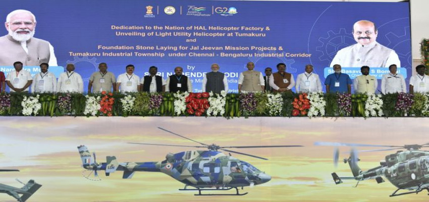 PM Modi dedicates HAL’s helicopter manufacturing plant to nation