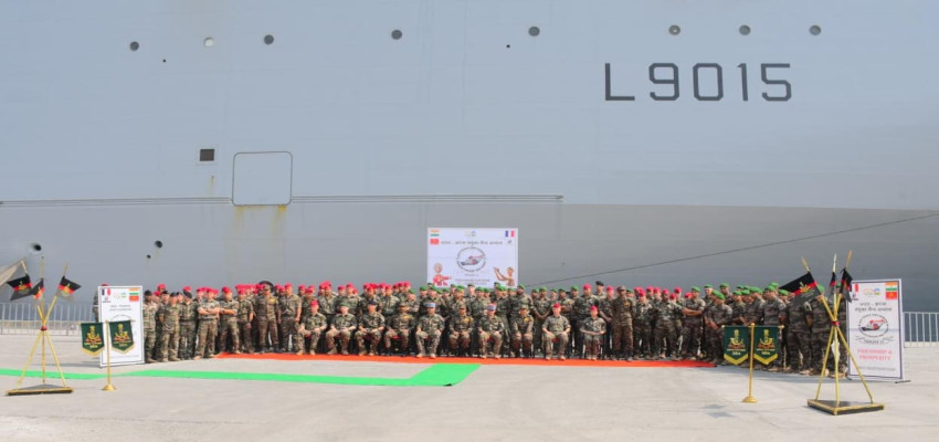 Indo-France Joint Military Exercise Frinjex-2023