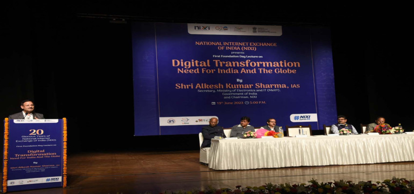 National Internet Exchange Of India (NIXI) celebrates its 20th Foundation Day